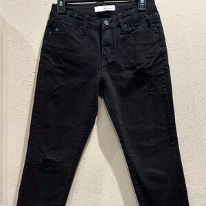 Kancan black ladies Skinny jeans 7/27 NWOT